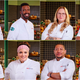 Clockwise from top left: Jamie Tran, Chris Viaud, Brittanny Anderson, Byron Gomez, Sasha Grumman, Nelson German, Maria Mazon, Shota Nakajima